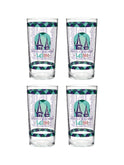 Vintage Kentucky Derby 141st Mint Julep Glasses Set of Four Weston Table