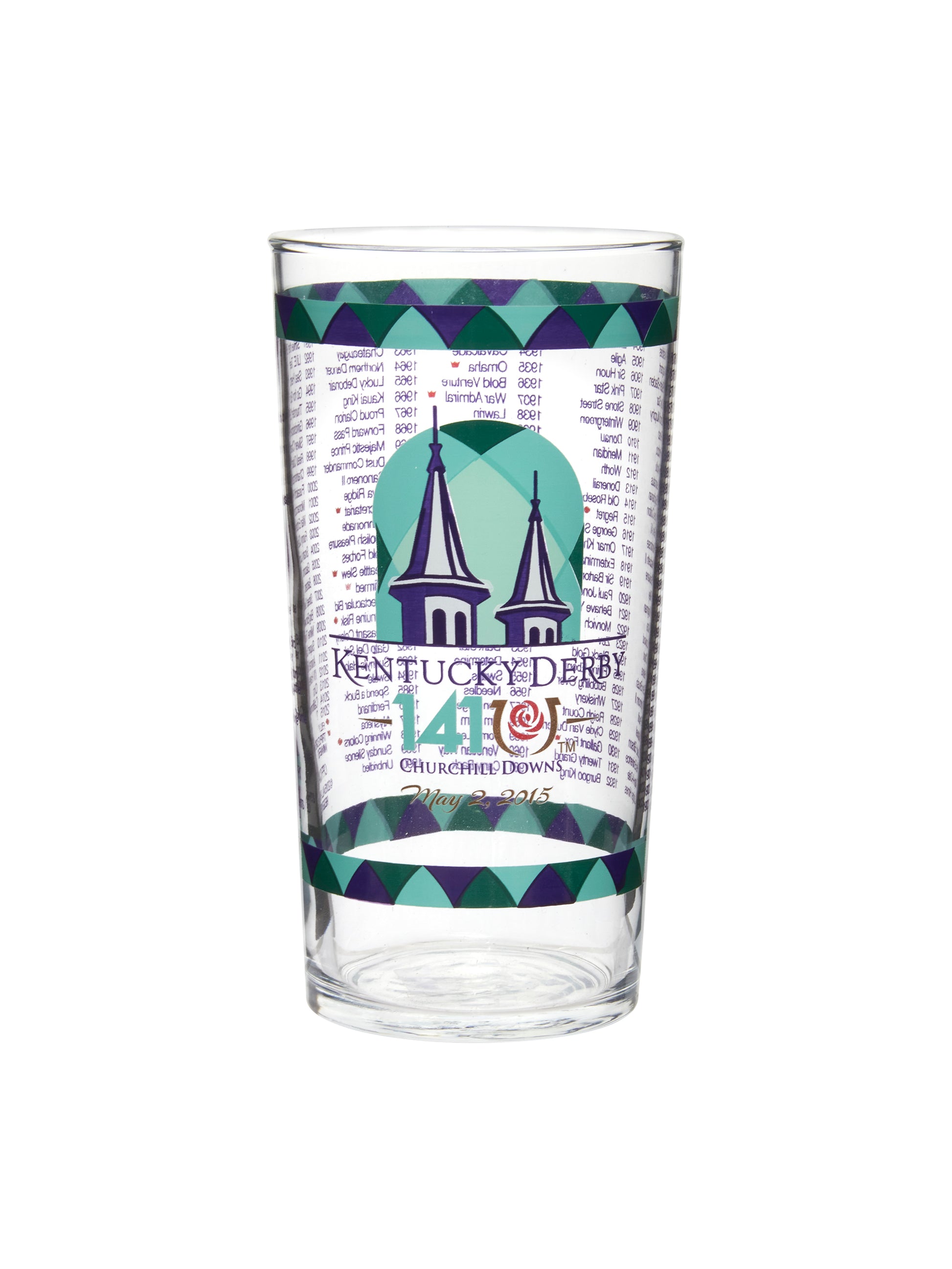 Vintage Kentucky Derby 141st Mint Julep Glasses Weston Table