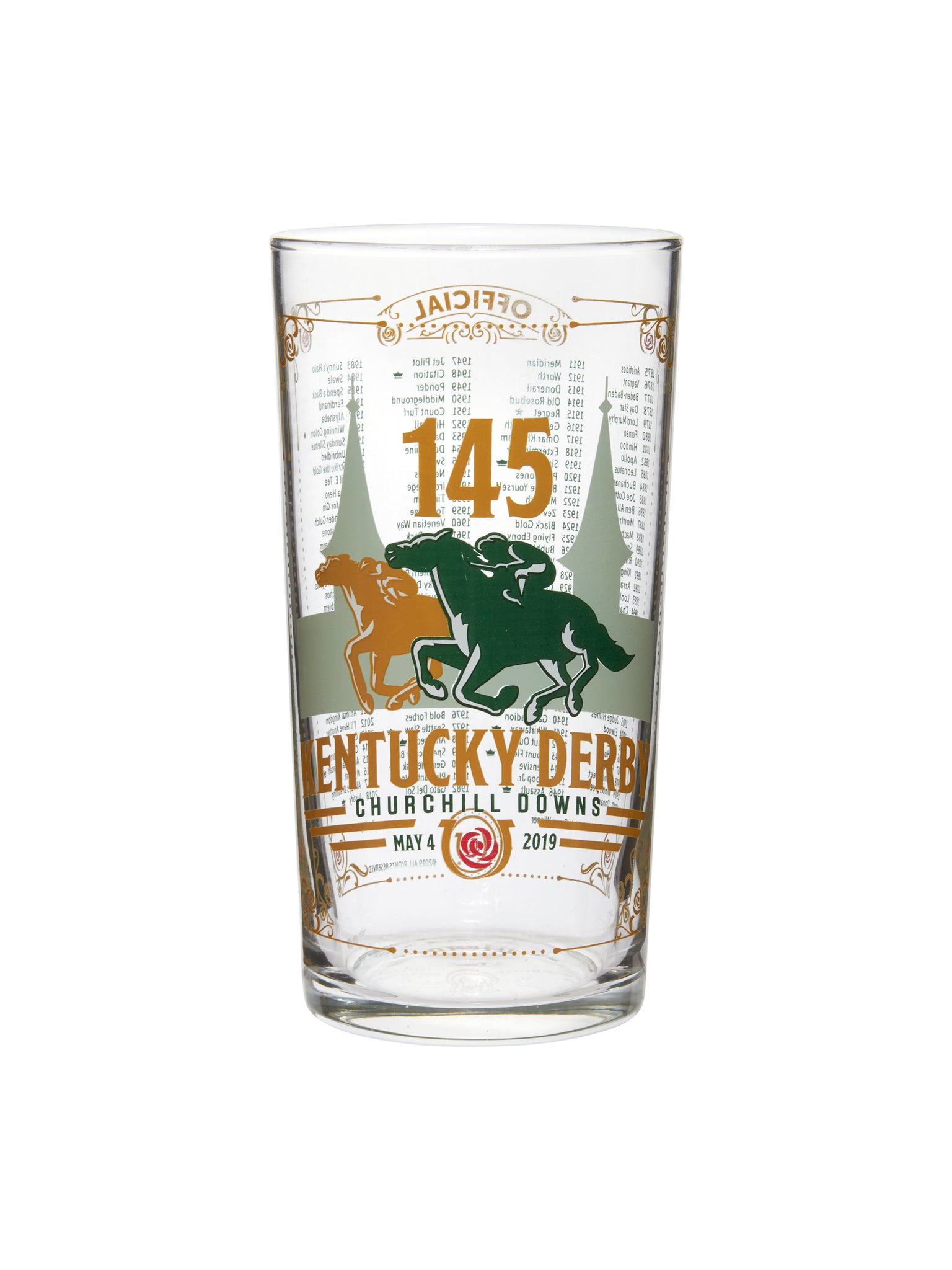 Vintage Kentucky Derby 145th Mint Julep Glasses Weston Table