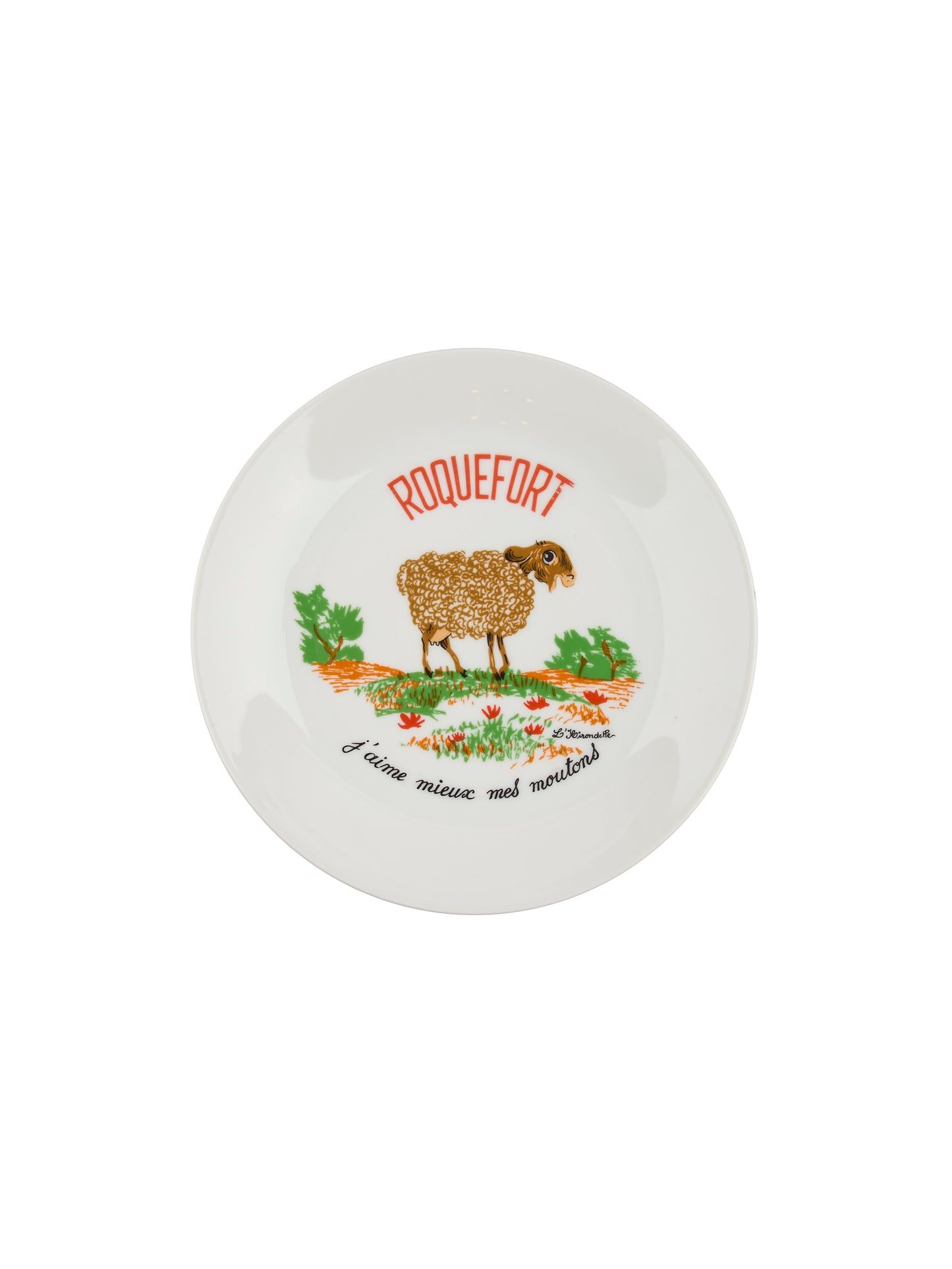 Vintage L'Hirondelle Cheese Plates Weston Table