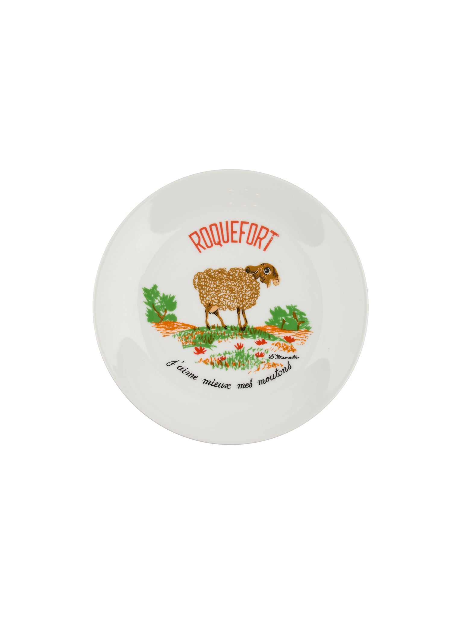 Vintage L'Hirondelle Cheese Plates Weston Table