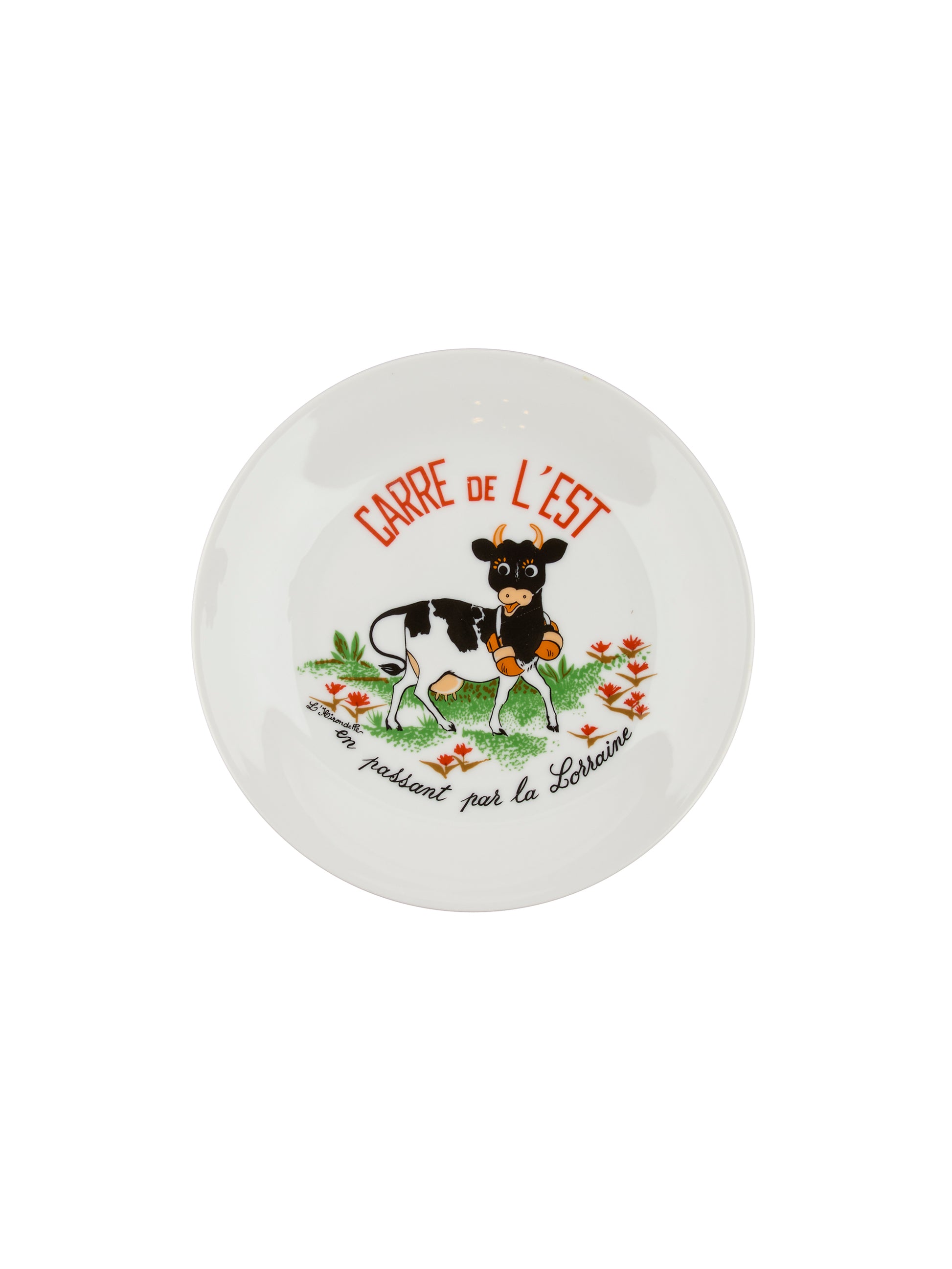 Vintage L'Hirondelle Cheese Plates Weston Table