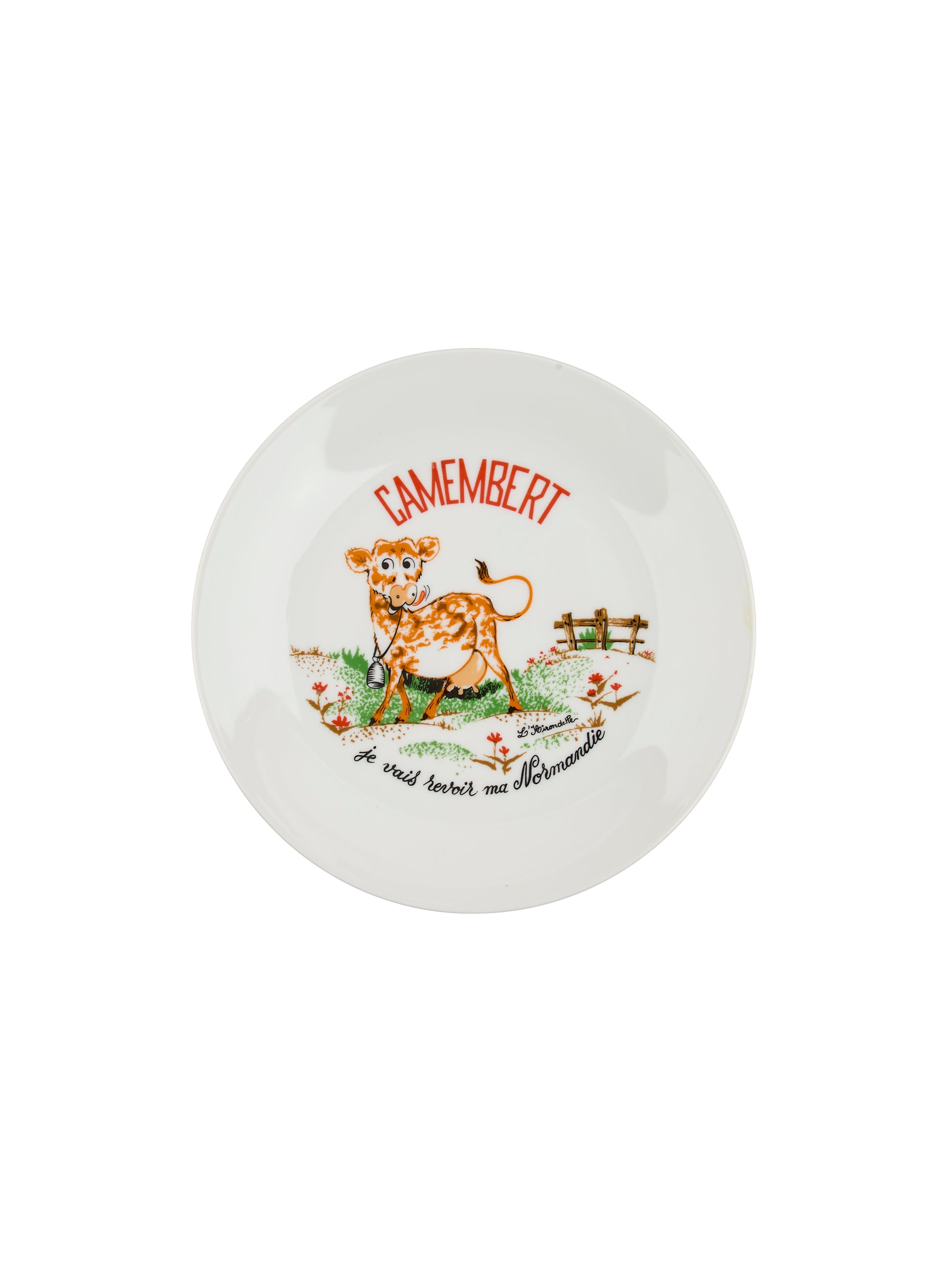 Vintage L'Hirondelle Cheese Plates Weston Table