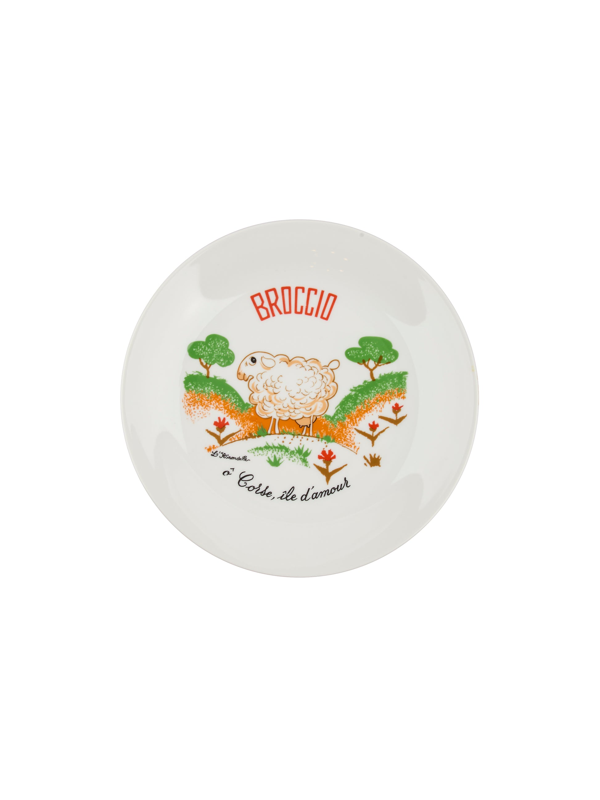 Vintage L'Hirondelle Cheese Plates Weston Table