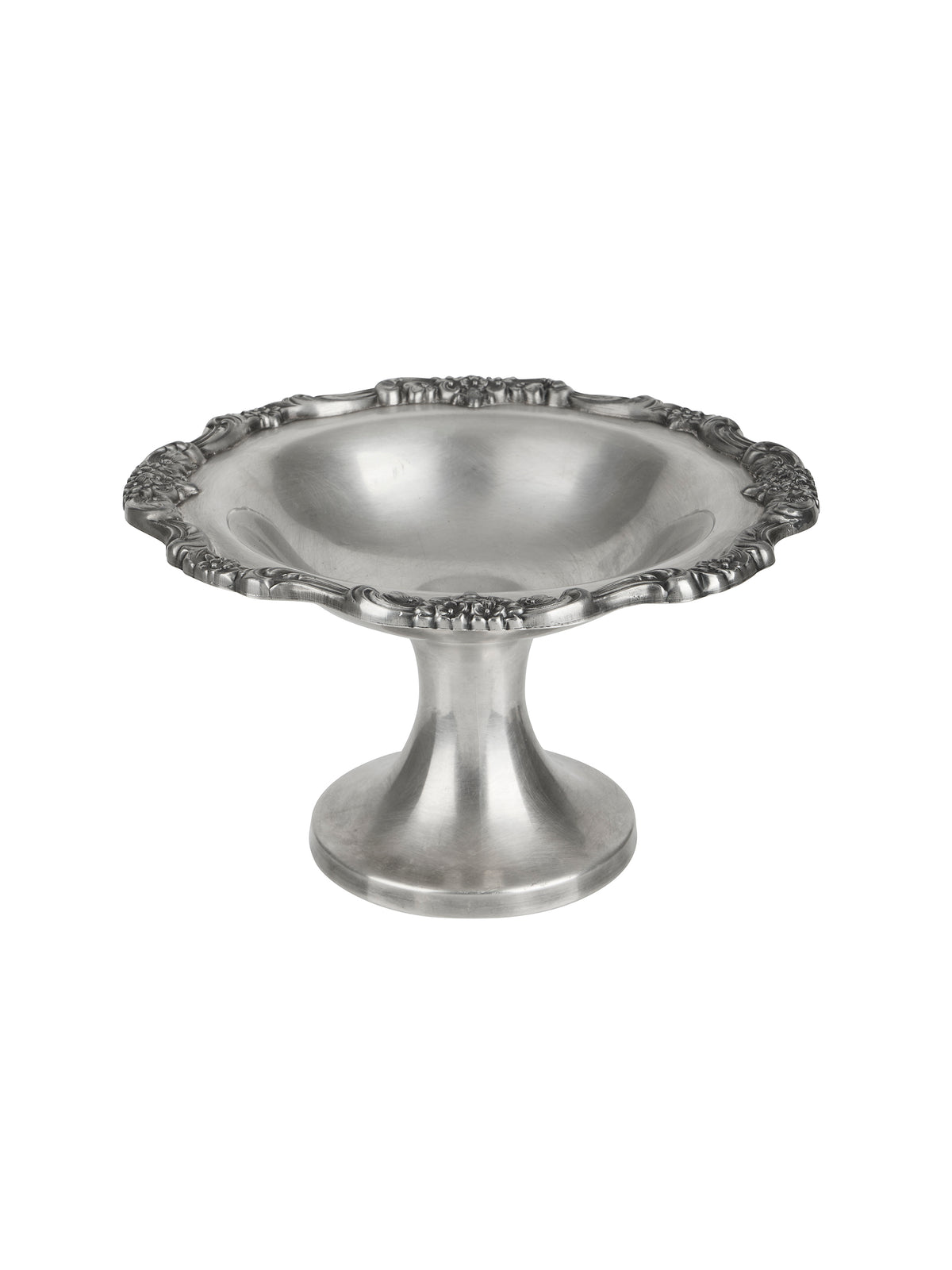 Vintage Lancaster Rose Silver Plate Pedestal Dish Weston Table