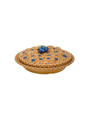  Vintage Lattice Blueberry Pie Keeper Weston Table 