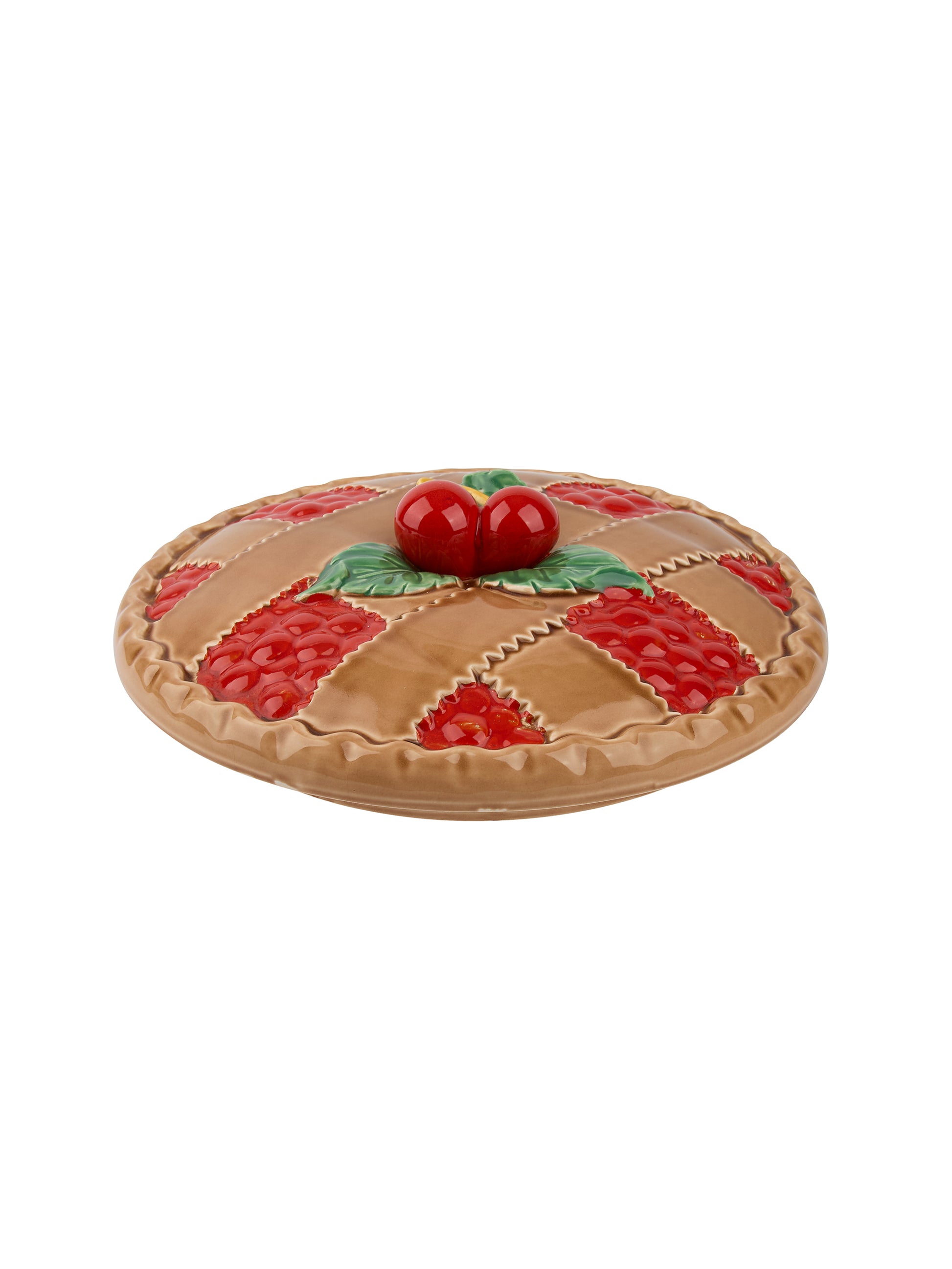Vintage Lattice Cherry Pie Keeper Weston Table