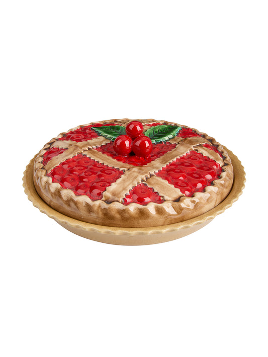 Vintage Lattice Cherry Pie Keeper Weston Table