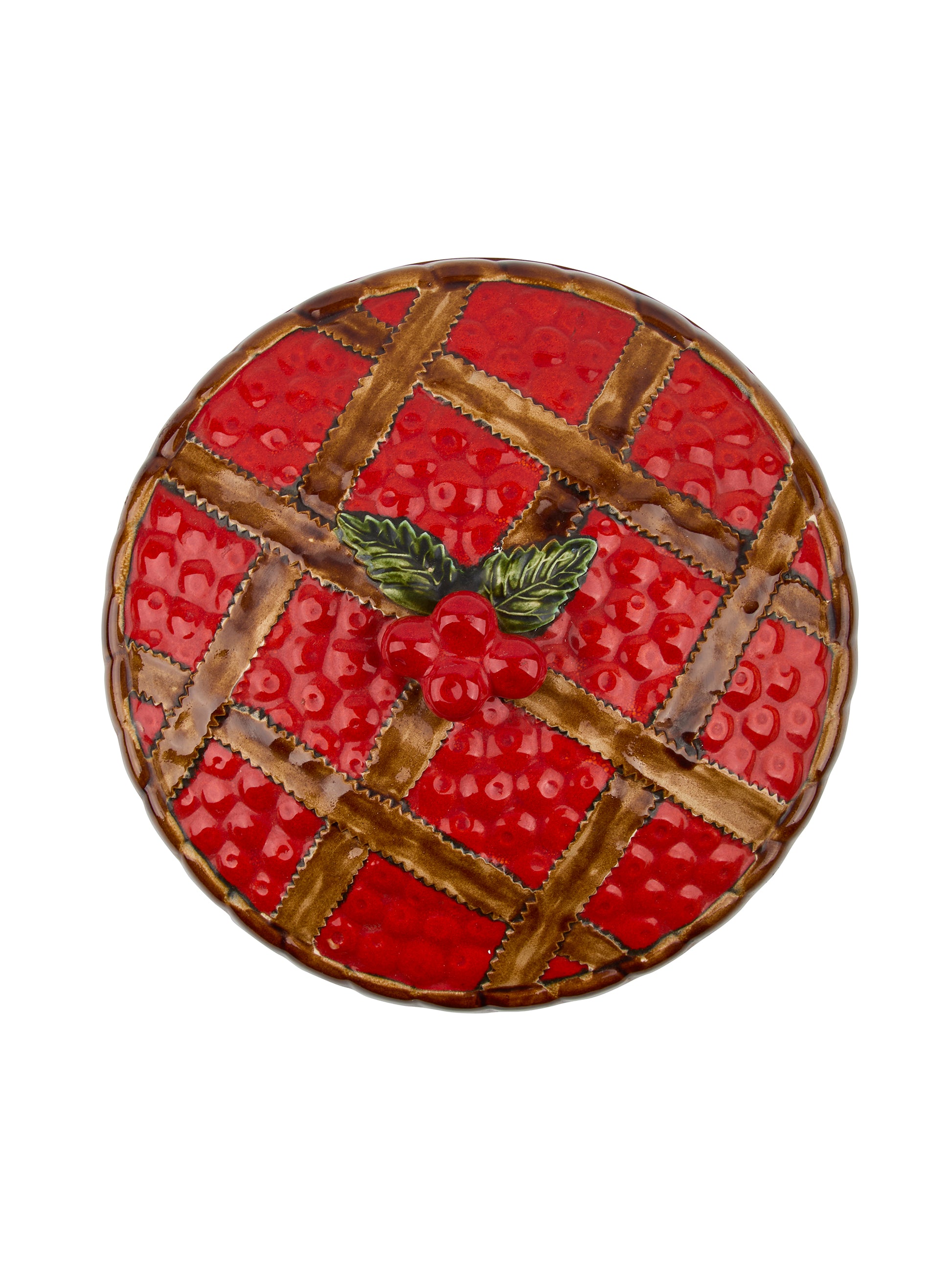 Vintage Lattice Cherry Pie Keeper Weston Table