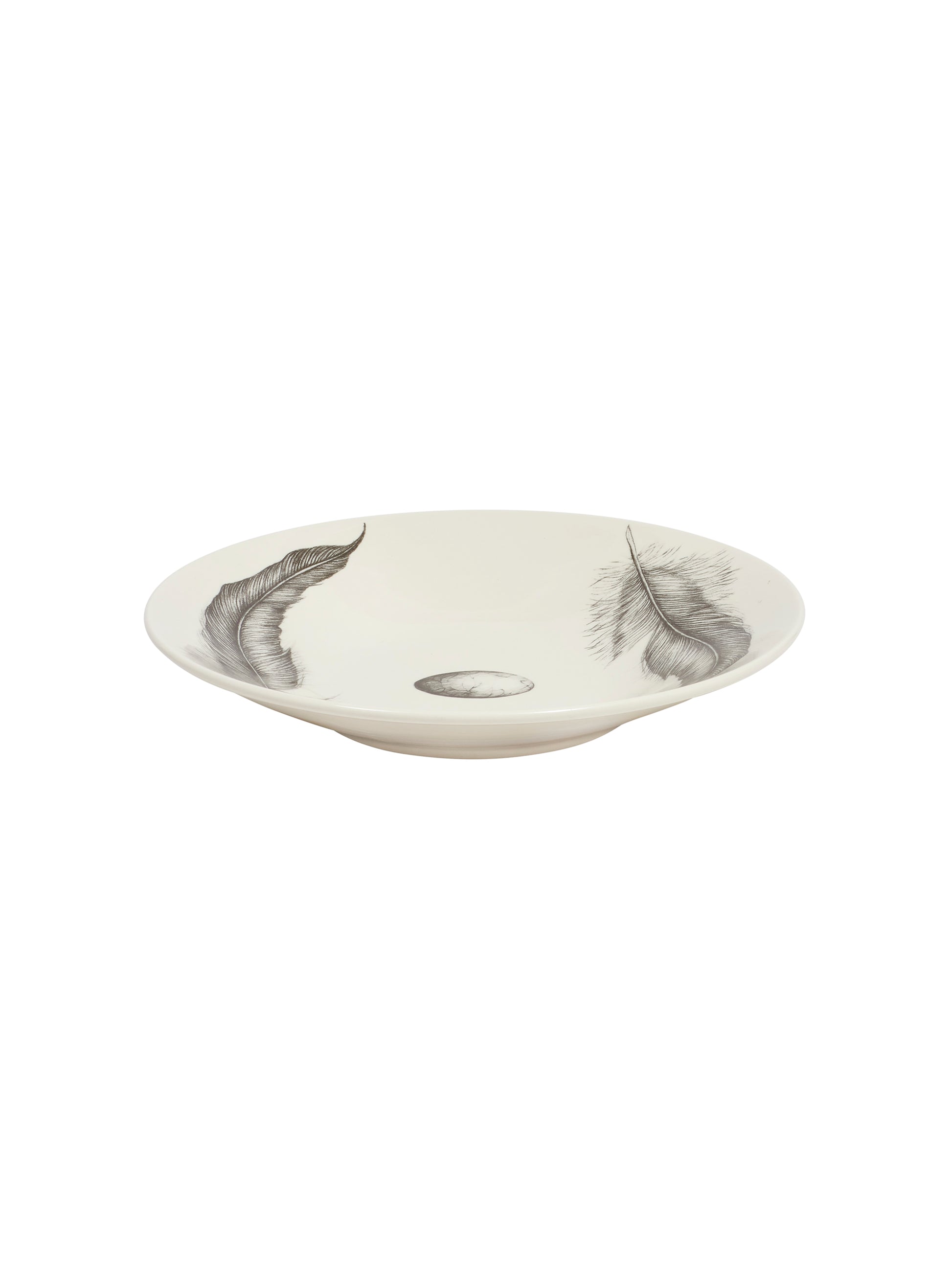 Vintage Laura Zindel Egg & Feathers Serving Bowl Weston Table