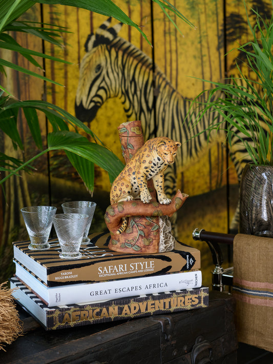 Vintage Leopard Decanter Weston Table