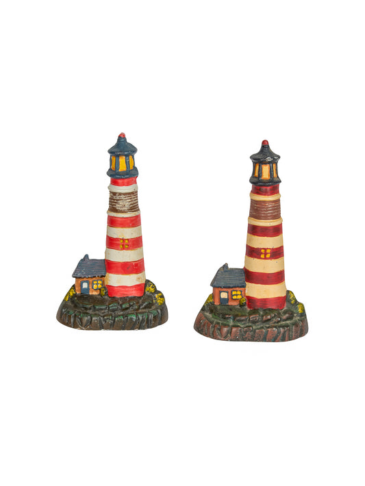 Vintage Lighthouse Bookends Weston Table