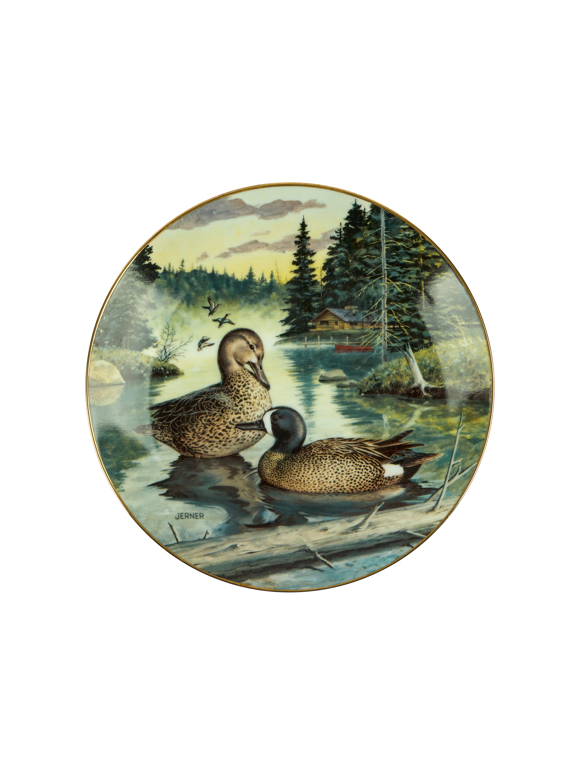 Vintage Living with Nature Jerner's Duck Plates Weston Table
