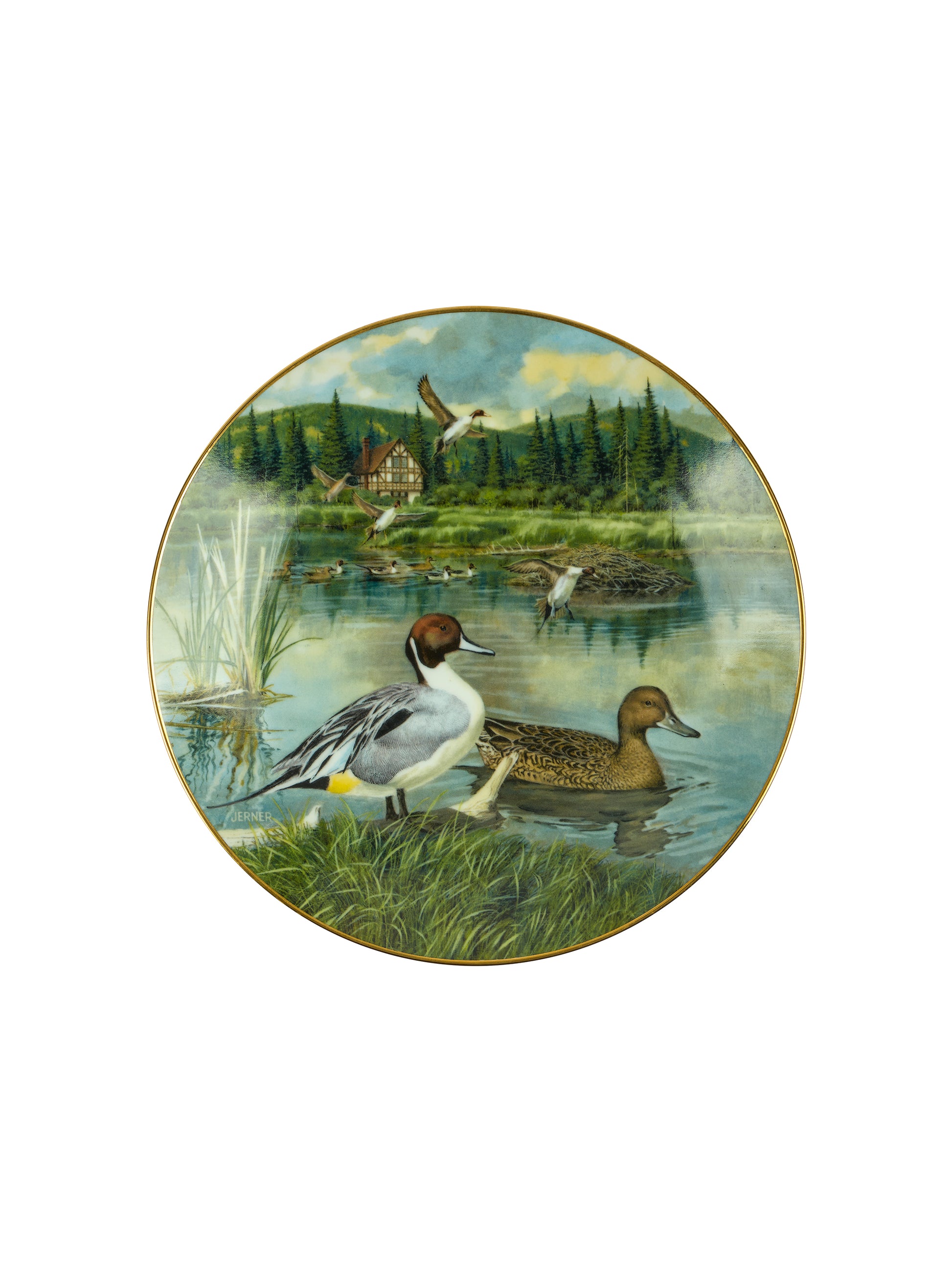 Vintage Living with Nature Jerner's Duck Plates Weston Table