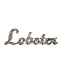 Vintage Lobster Metal Light Up Sign Weston Table