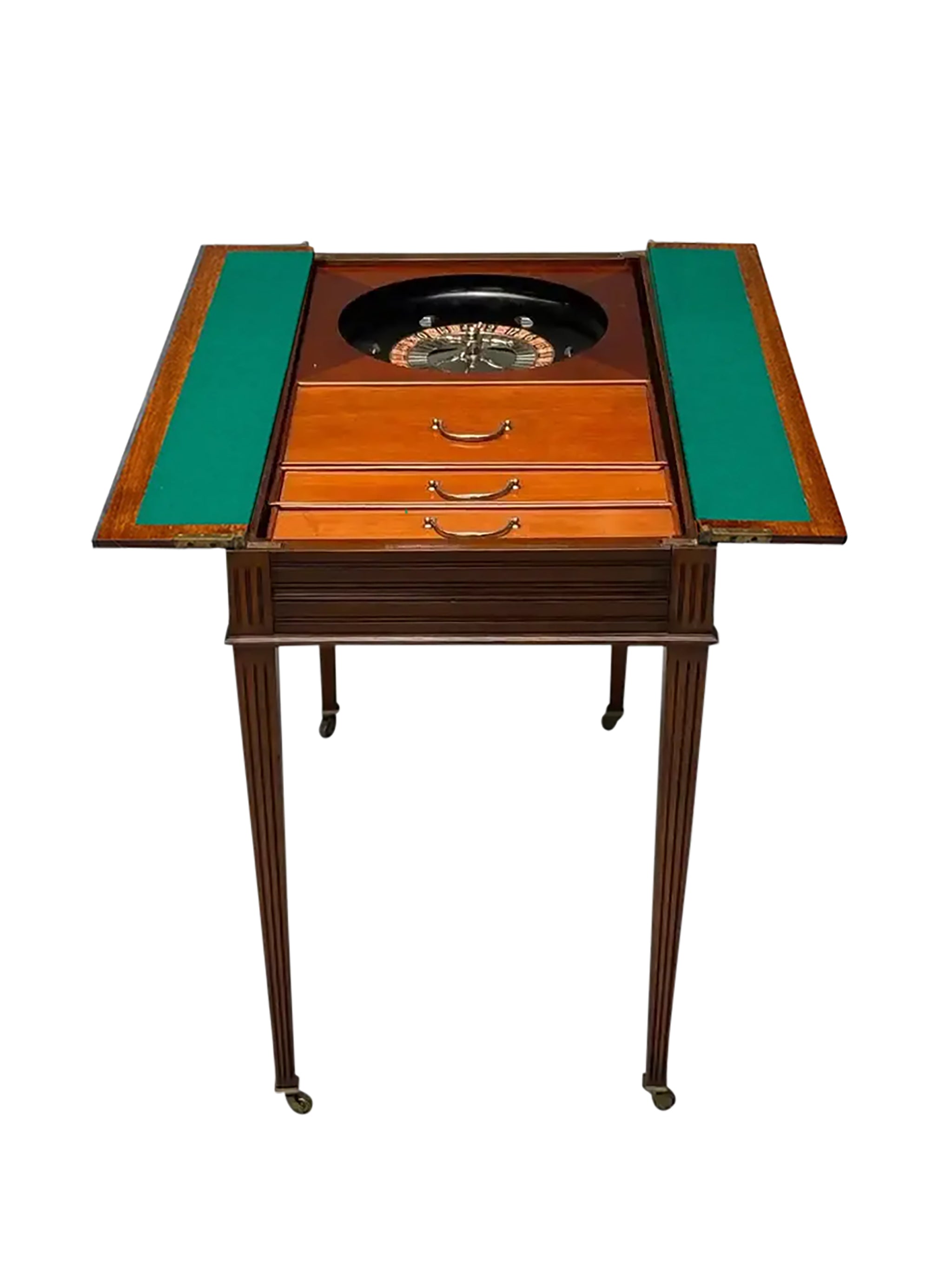 Retro Roulette Table Vintage Mahogany Roulette and Poker Table | Furniture | Weston Table