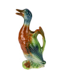 Vintage Saint Clément Majolica Duck Pitcher Weston Table