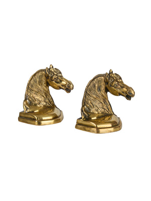  Vintage Mare Horse Head Bookends Weston Table 