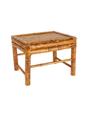  Vintage Mid Century Audoux Minet Bamboo Mini Table Weston Table 