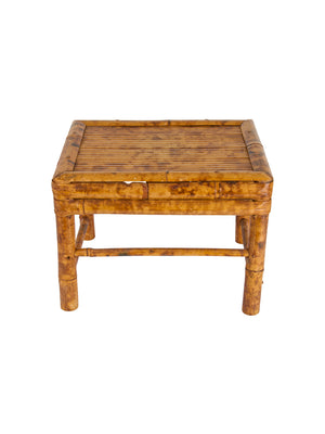  Vintage Mid Century Audoux Minet Bamboo Mini Table Weston Table 