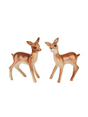 Vintage Mid Century Rynbende Fawn Decanter Pair Weston Table