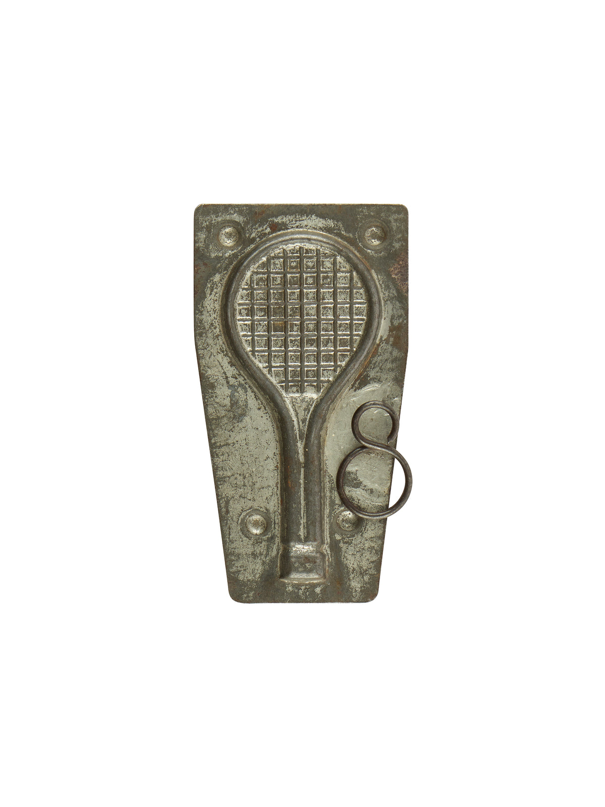 Vintage Mid Century German Tennis Racquet Chocolate Mold Weston Table