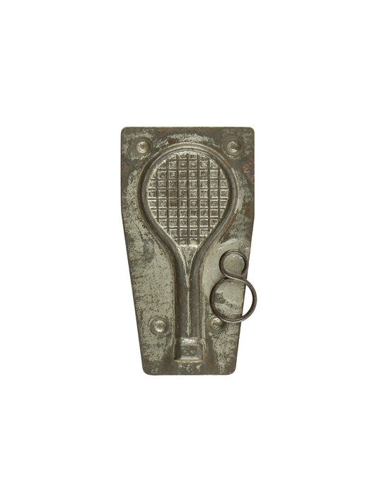 Vintage Mid Century German Tennis Racquet Chocolate Mold Weston Table