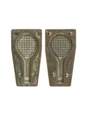 Vintage Mid Century German Tennis Racquet Chocolate Mold Weston Table