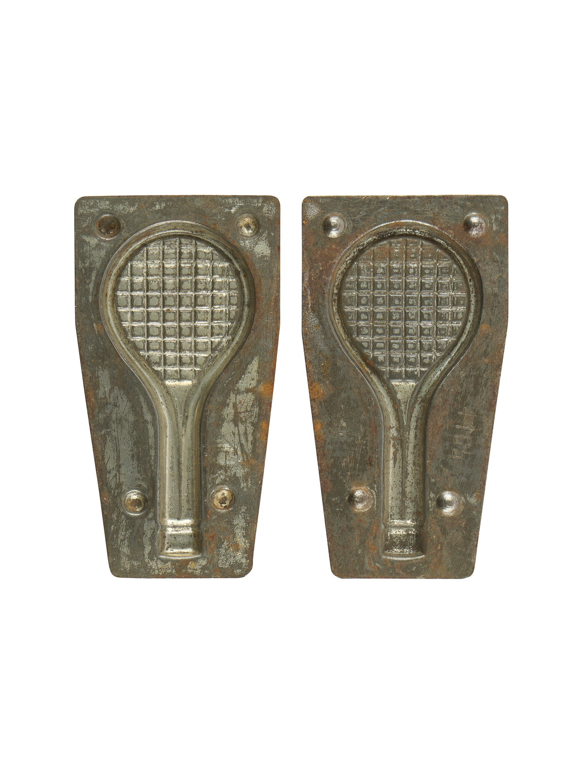 Vintage Mid Century German Tennis Racquet Chocolate Mold Weston Table