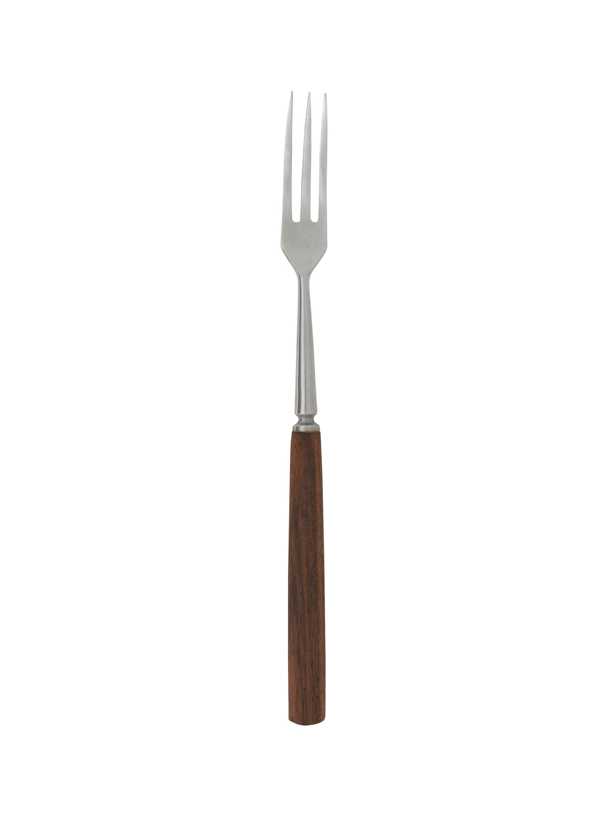 Vintage Mid Century Japanese Teak Wood Handled Long Forks Weston Table