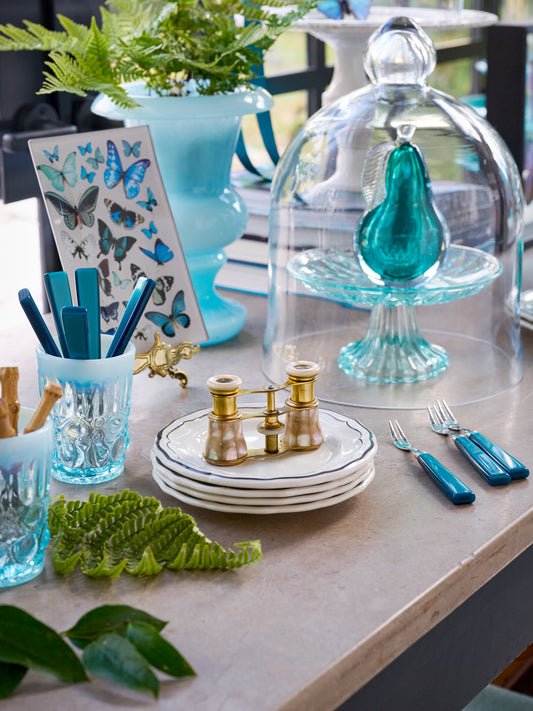 Vintage  French Mother of Pearl Opera Glasses Weston Table