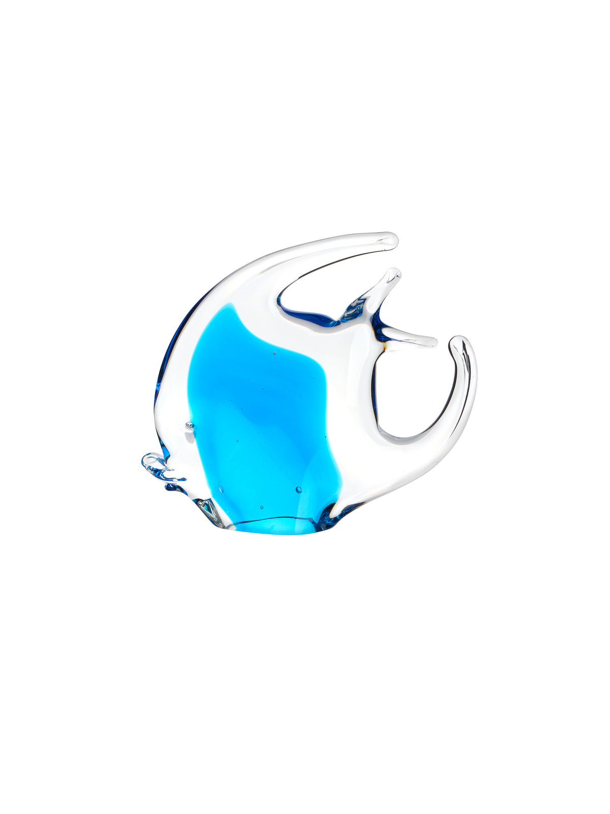 Vintage Murano Blue Glass Fish Three Weston Table