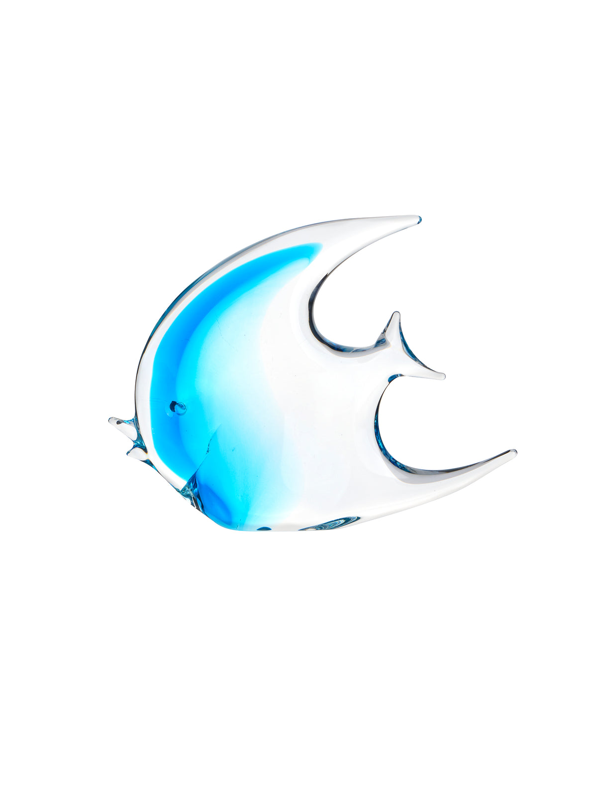 Vintage Murano Blue Glass Fish Two Weston Table