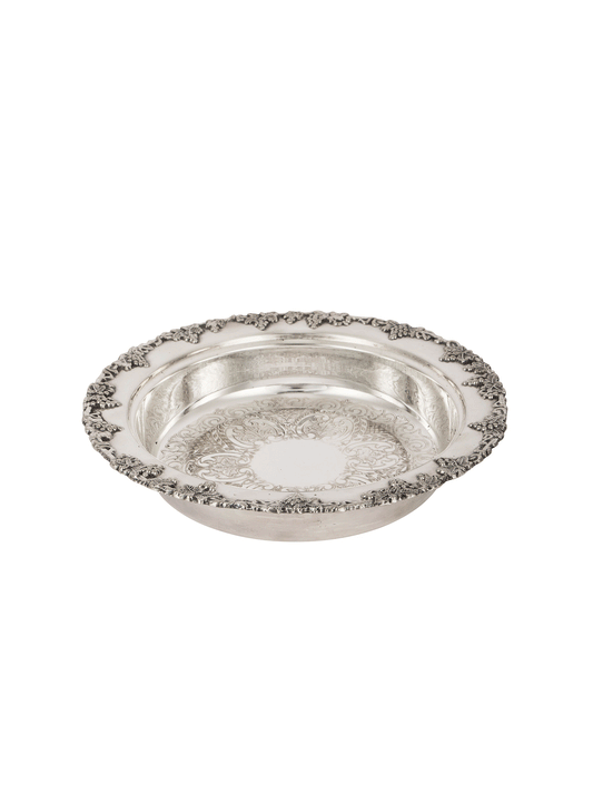 Vintage Old English Three Piece Silver Plate Dish Weston Table