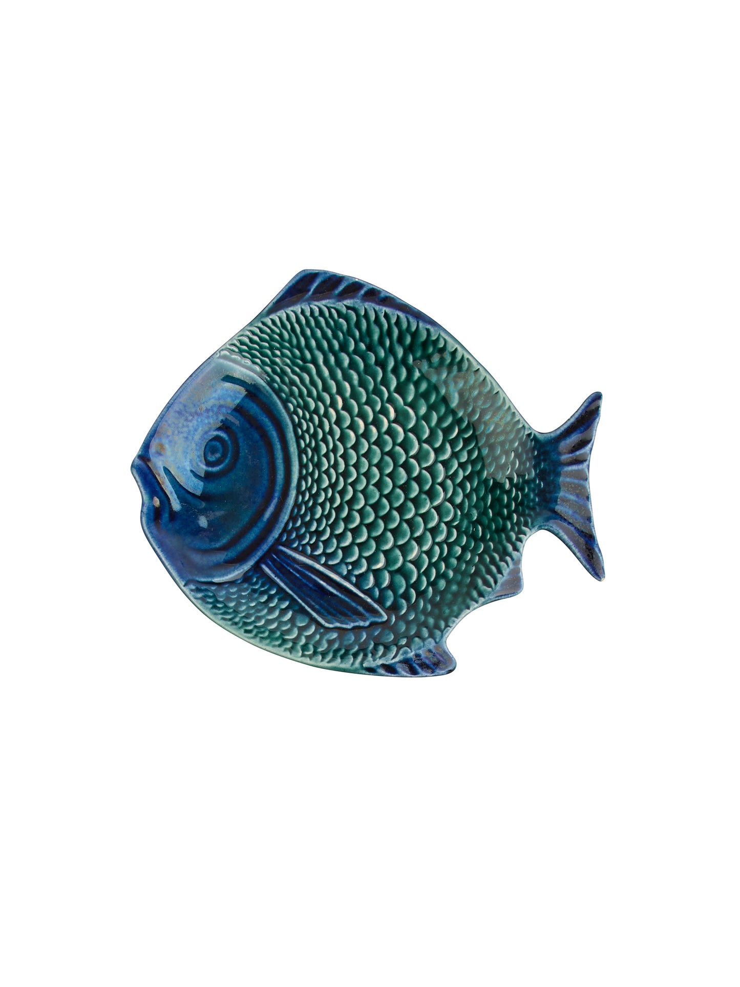 Vintage Olfaire Blue Ombre Fish Plate Weston Table