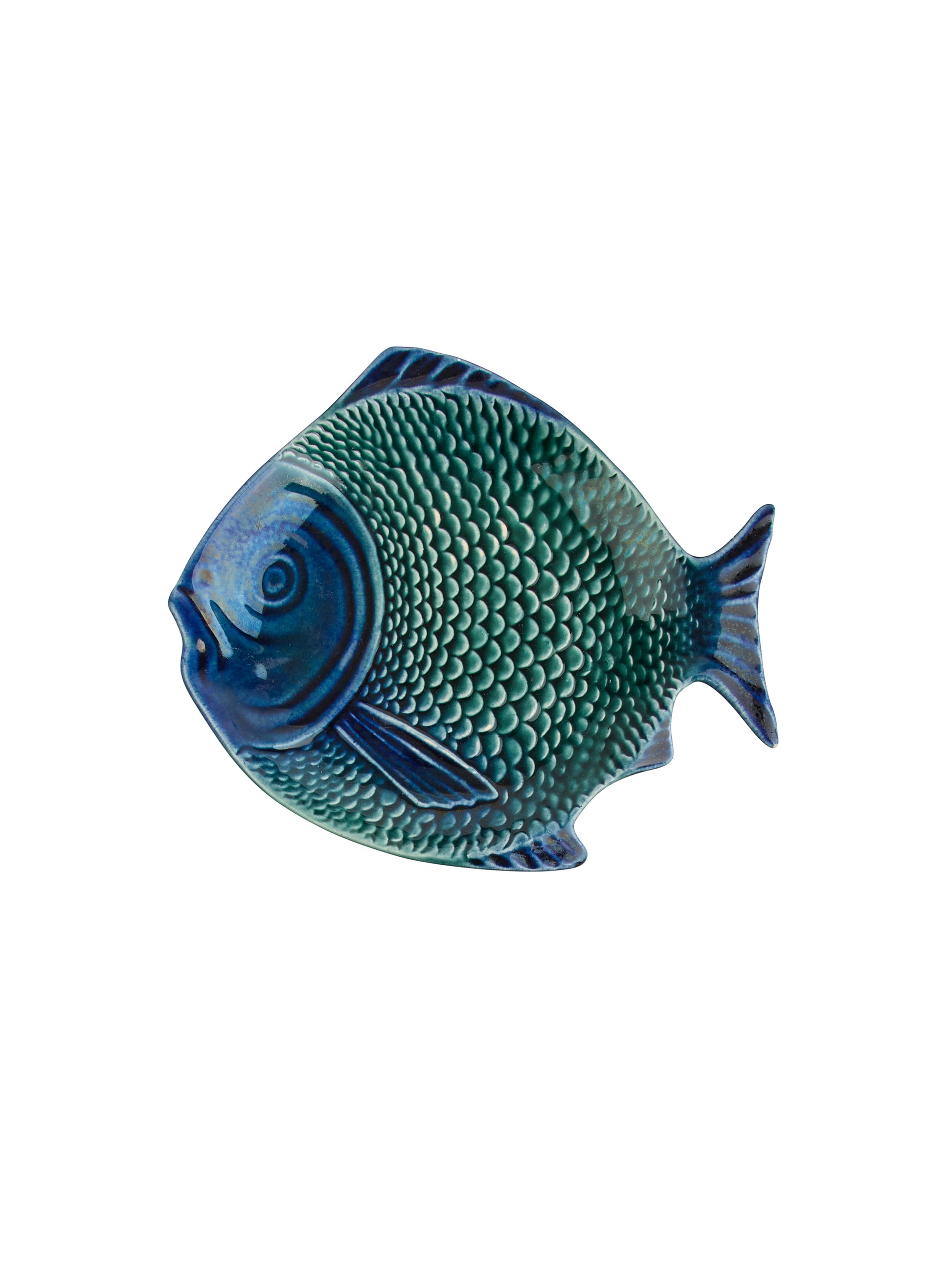 Vintage Olfaire Blue Ombre Fish Plate Weston Table