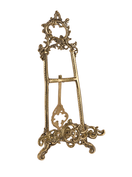 Vintage Ornate XL Brass Easel One Weston Table