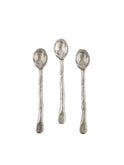 Vintage Pewter Textured Salt Spoons Weston Table
