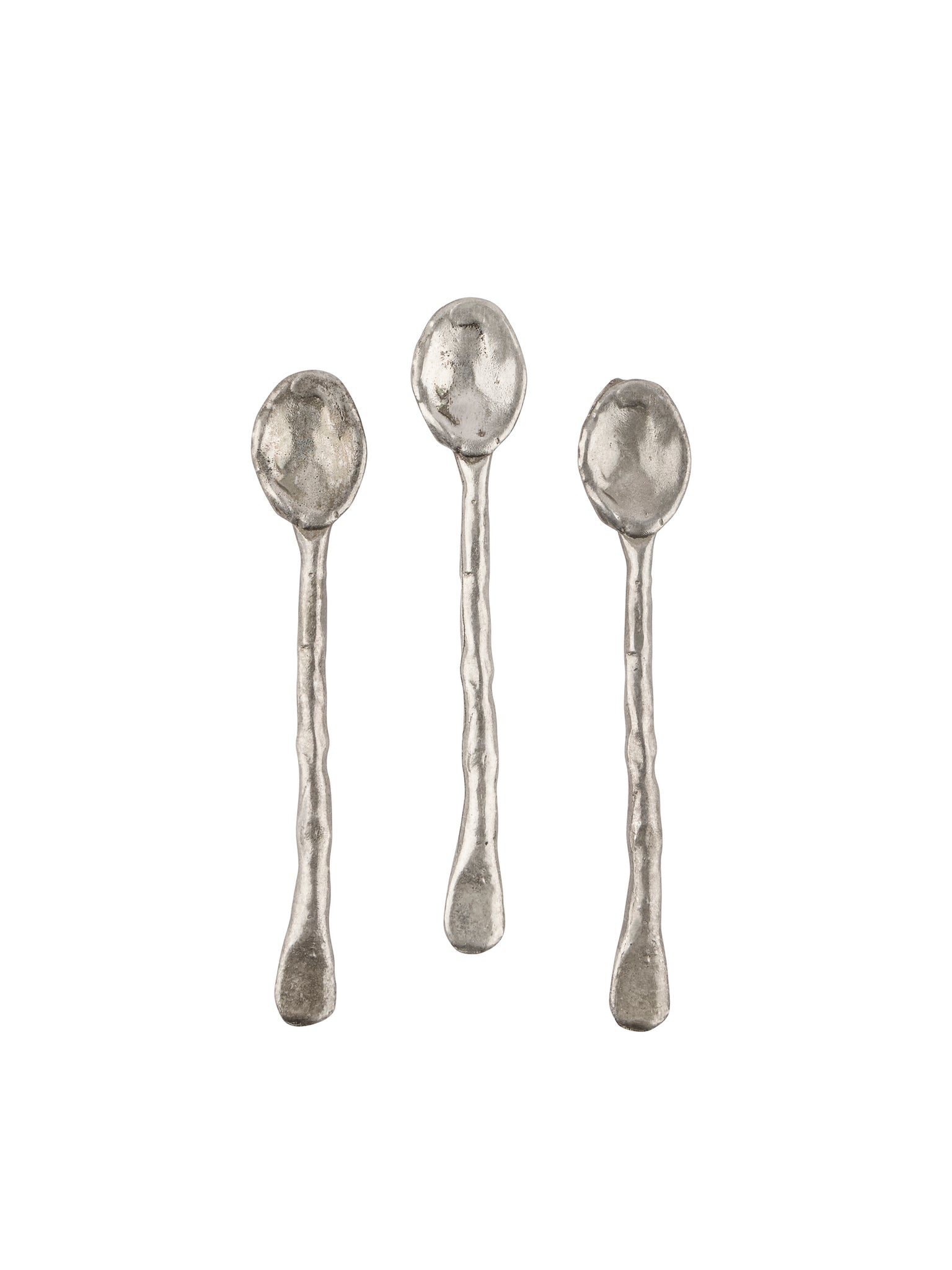 Vintage Pewter Textured Salt Spoons Weston Table