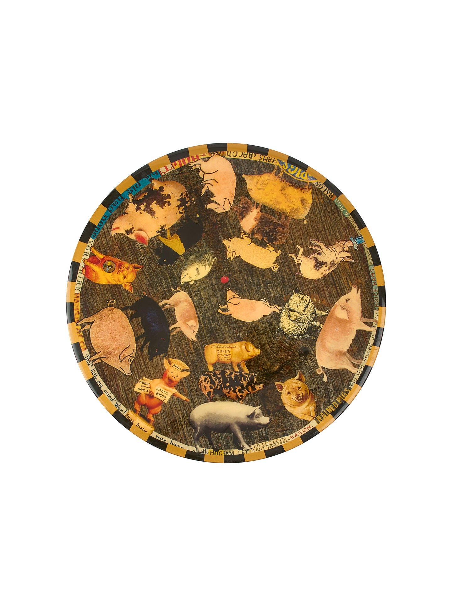 Vintage Piggy Lazy Susan Weston Table