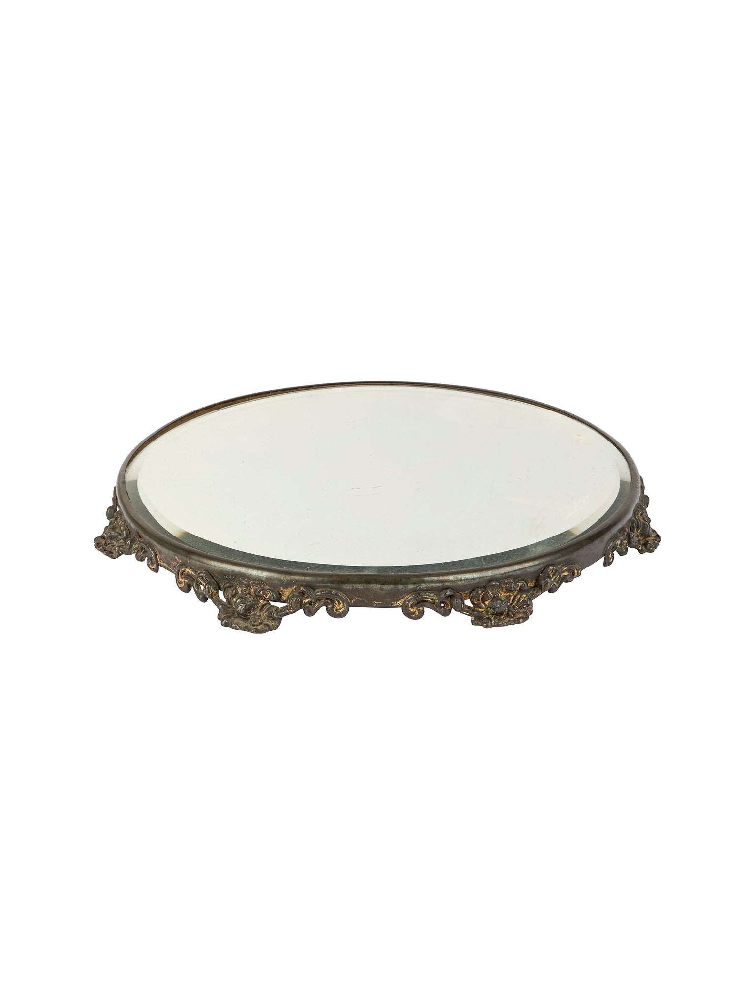 Vintage Plateau Mirror Tray Weston Table