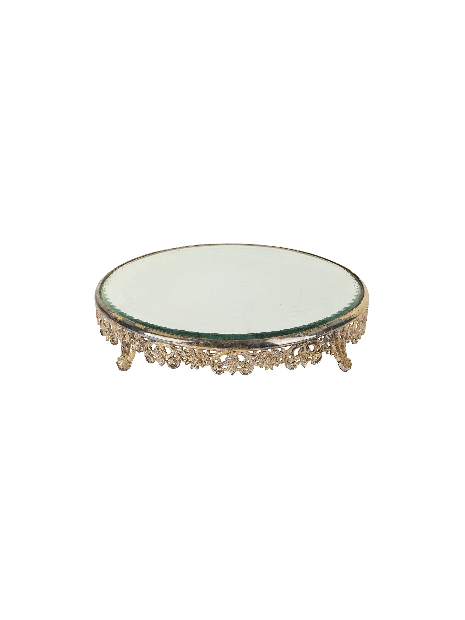 Vintage Plateau Mirror Tray Weston Table