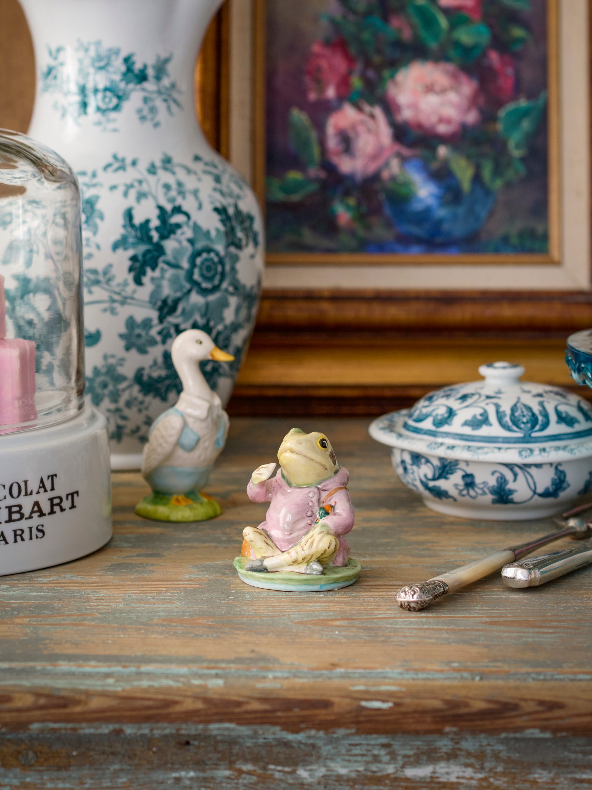 Vintage Porcelain Jeremy Fisher Weston Table