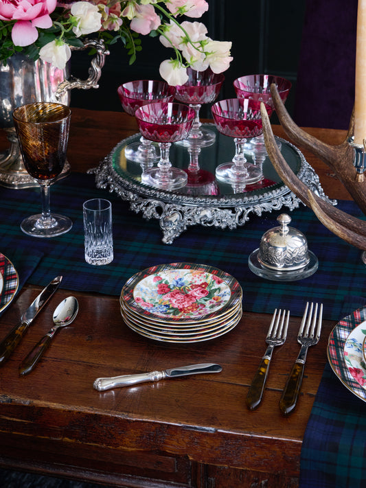 Vintage Ralph Lauren Hampton Floral Canape Plates Weston Table