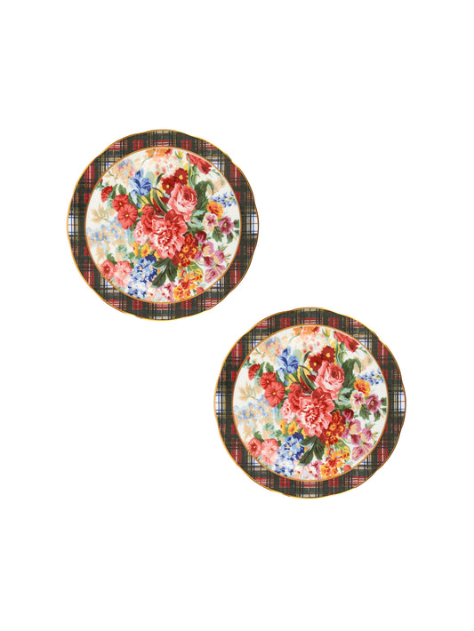 Vintage Ralph Lauren Hampton Floral Canape Plates Weston Table
