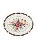 Vintage Ralph Lauren Hampton Floral Oval Serving Platter Weston Table