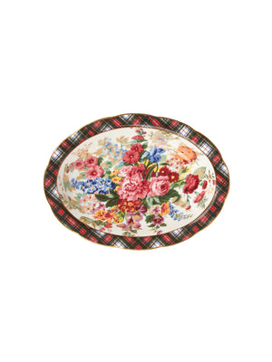  Vintage Ralph Lauren Hampton Floral Oval Vegetable Bowl Weston Table 