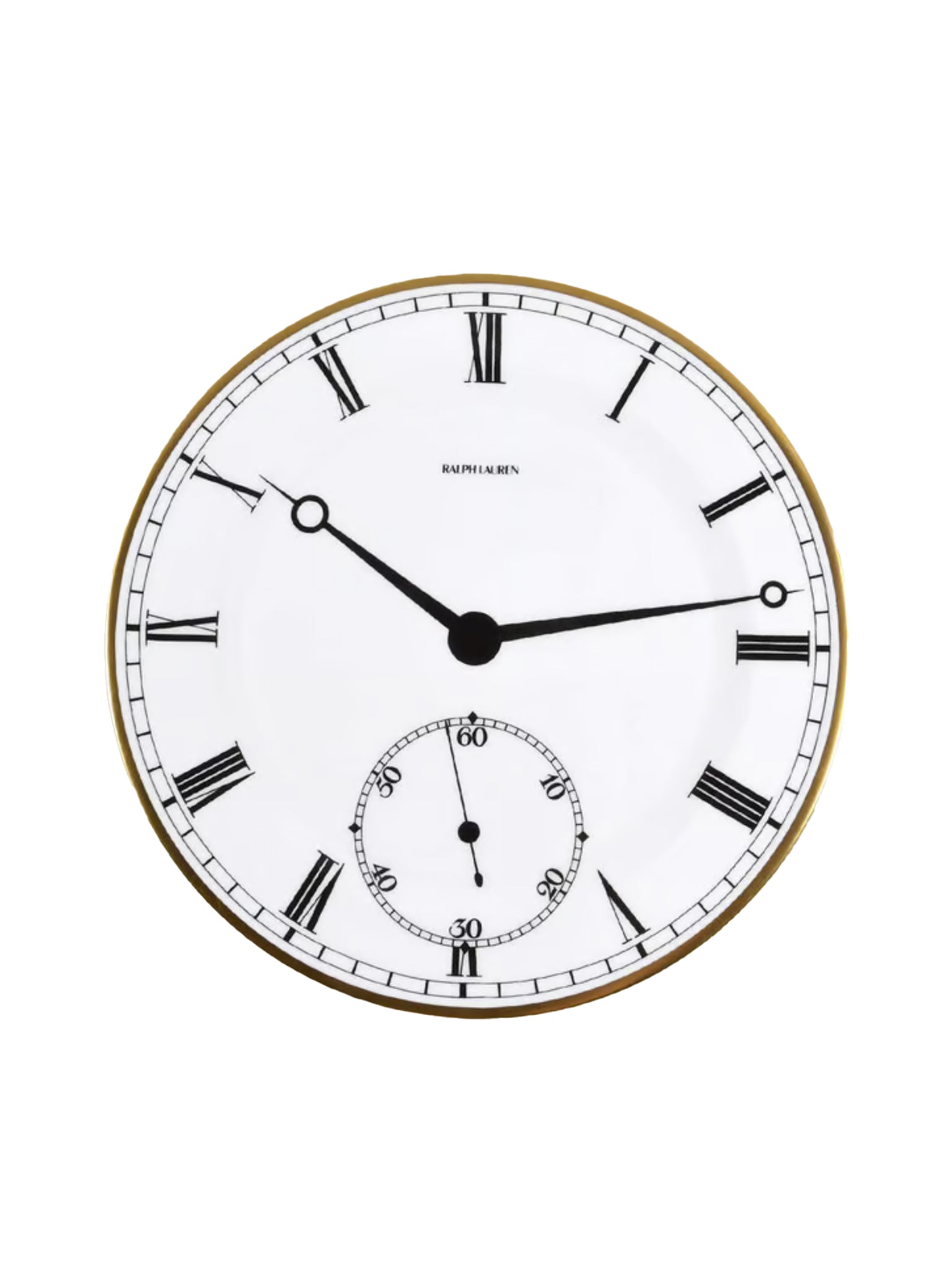 Vintage Ralph Lauren Pocket Watch Plate 12" Weston Table