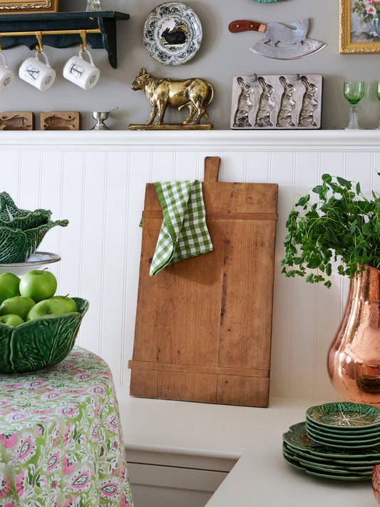 Vintage 1940s French XL Rectangular Bread Board Three Weston Table