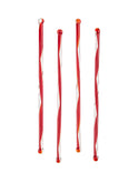 Vintage Red and White Peppermint Stick Swizzle Sticks Weston Table